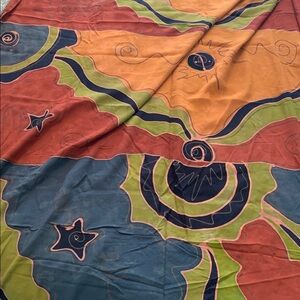 Batik Style Shaw Table Cloth Bohemian Skirt Wrap   Fabric For Furniture Throw